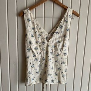 NWOT Reformation floral tank top